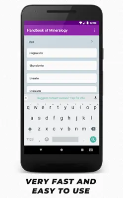 Handbook of Mineralogy android App screenshot 0