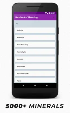 Handbook of Mineralogy android App screenshot 4